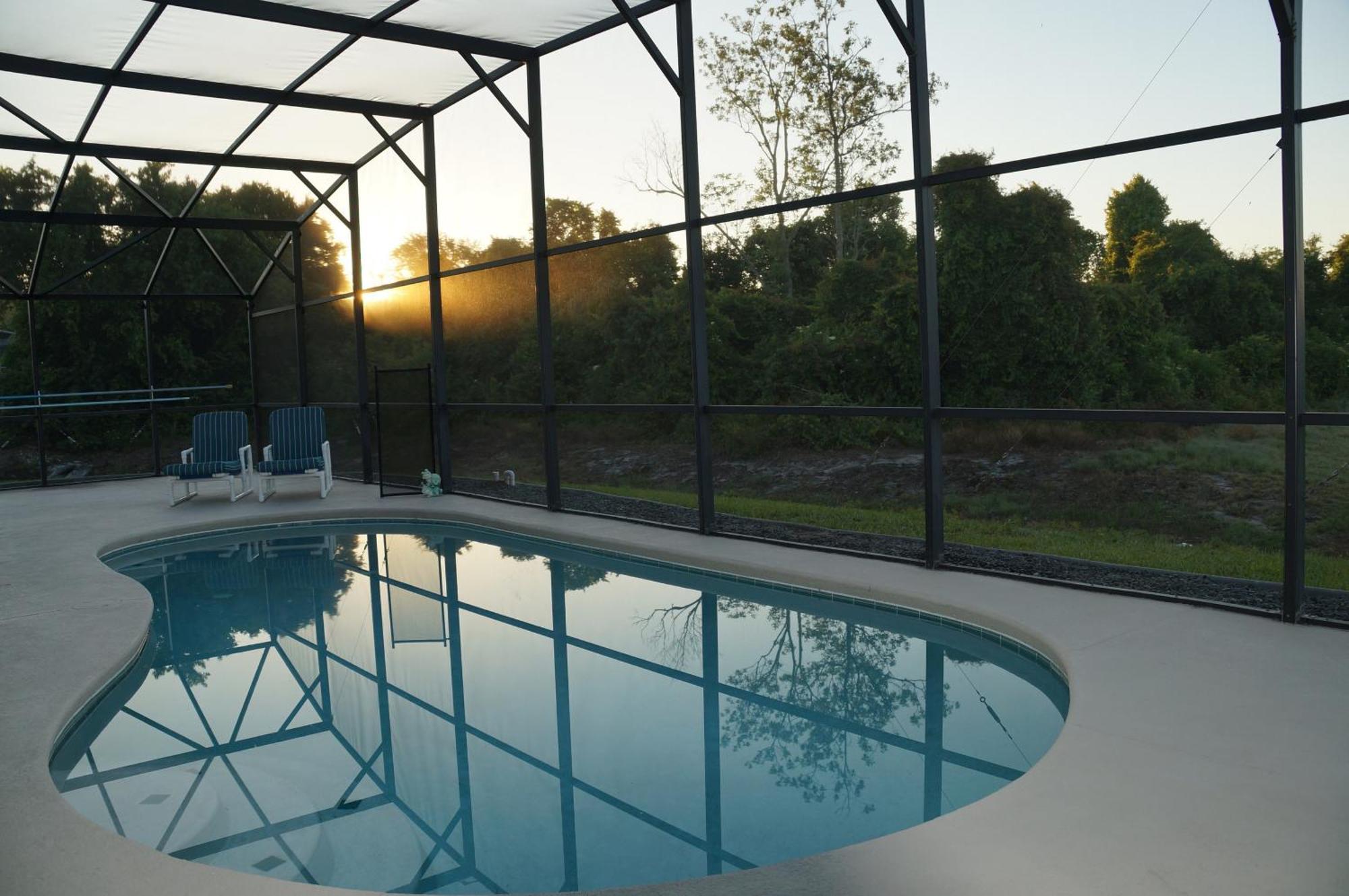 Villa Met Prive Zwembad Nabij Orlando Optional Heated Pool Dundee Exteriör bild